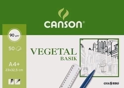 GUARRO CANSON PAPEL VEGETAL 50 HOJAS A-4 90 GR
