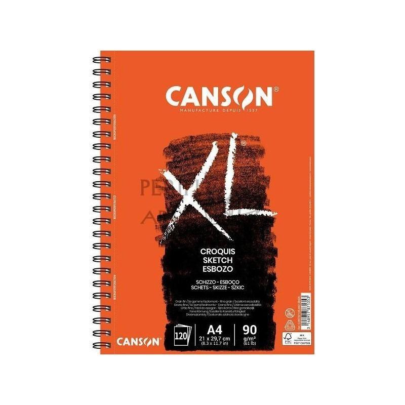 BLOC DE ESBOZO XL CROQUIS FINO CANSON A4 90GRS 120H MICROPERFORADO