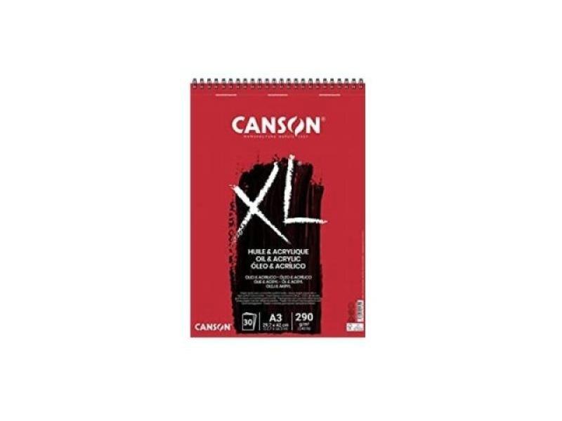 BLOC XL OLEO Y ACRILICO CANSON A3 290GRS 30H