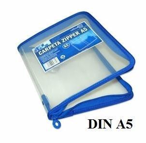 CARPETA DE CREMALLERA ZIPPER A-5 (CUARTO)
