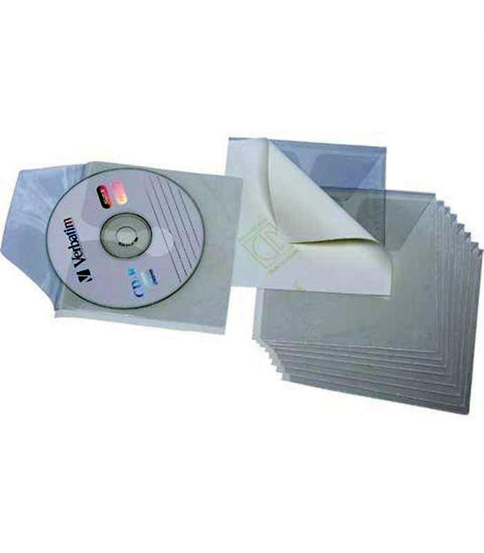 GRAFOPLAS BOLSA 10 FUNDAS DC/DVD ADHESIVAS PVC