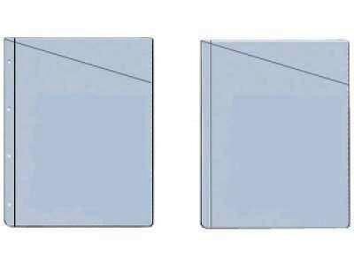 FUNDAS DE PLASTICO PARA PLANOS SIN TALADROS (100UDS)