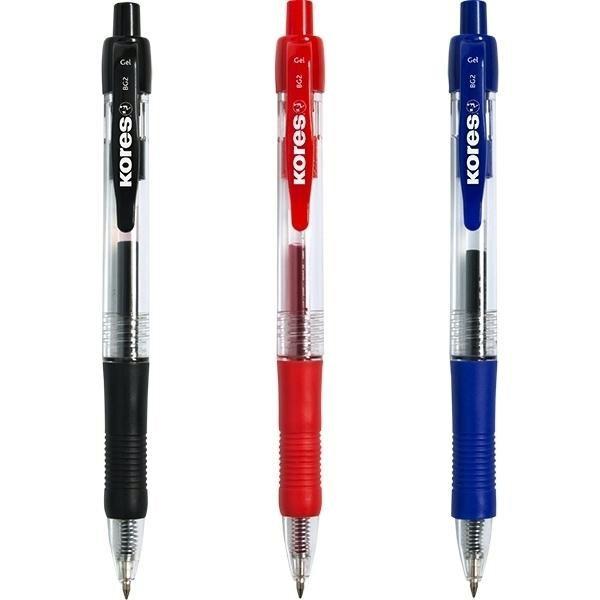BOLIGRAFO RETRACTIL TINTA DE GEL BASICO (TIPO G-2)