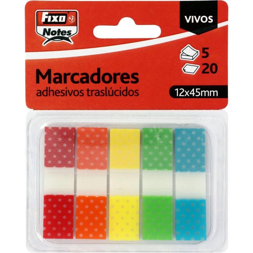 (59) MARCADORES BANDERITAS VIVOS 12X45MM FIXO