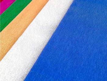 PAPEL CRESPON 0,5X2,5M VERDE METALIZADO