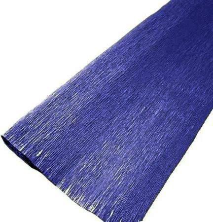 PAPEL CRESPON 0,5X2,5M AZUL METALIZADO