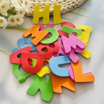 FIGURAS GOMA EVA ADHESIVAS LETRAS 30U