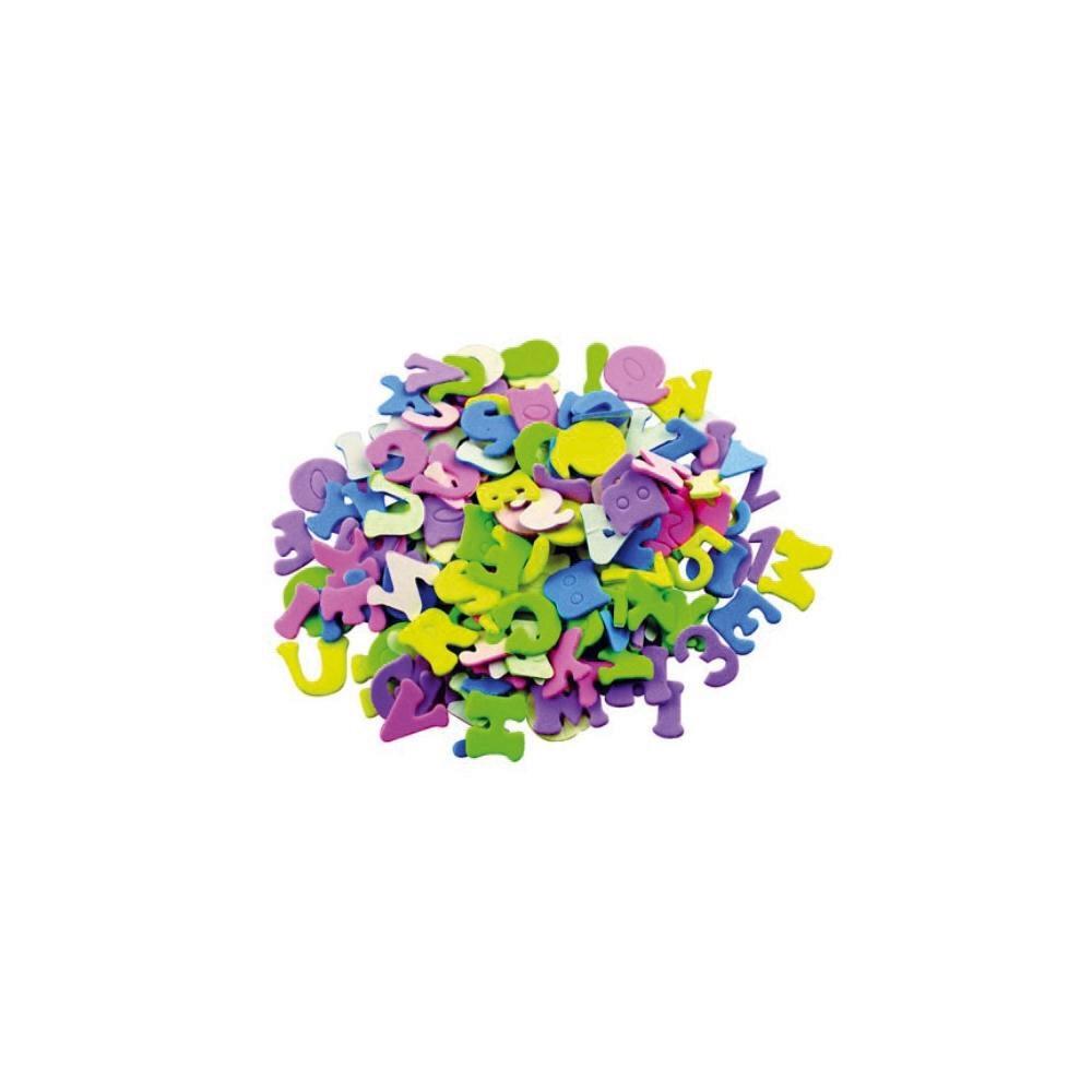 GRAFOPLAS PACK 108 FIGURAS G. EVA ADHESIVO LETRAS Y NUMEROS