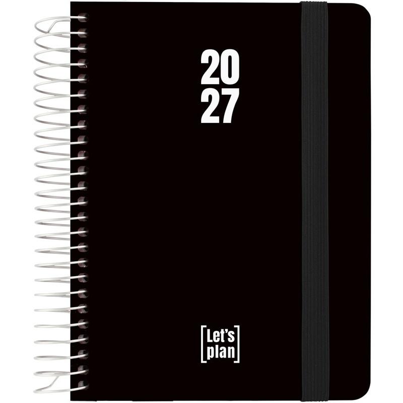 AGENDA ANUAL 2027 S/V A6 PP NEGRO
