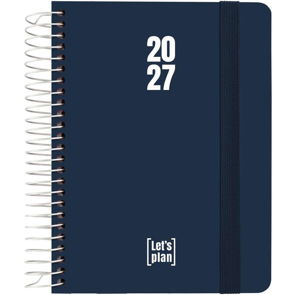 AGENDA ANUAL 2027 S/V A6 PP AZUL OSCURO