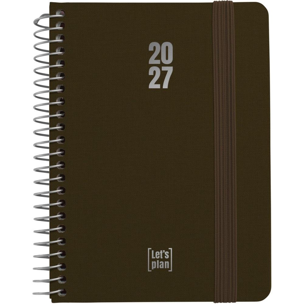 AGENDA ANUAL 2027 SV A6 FANCY MARRON