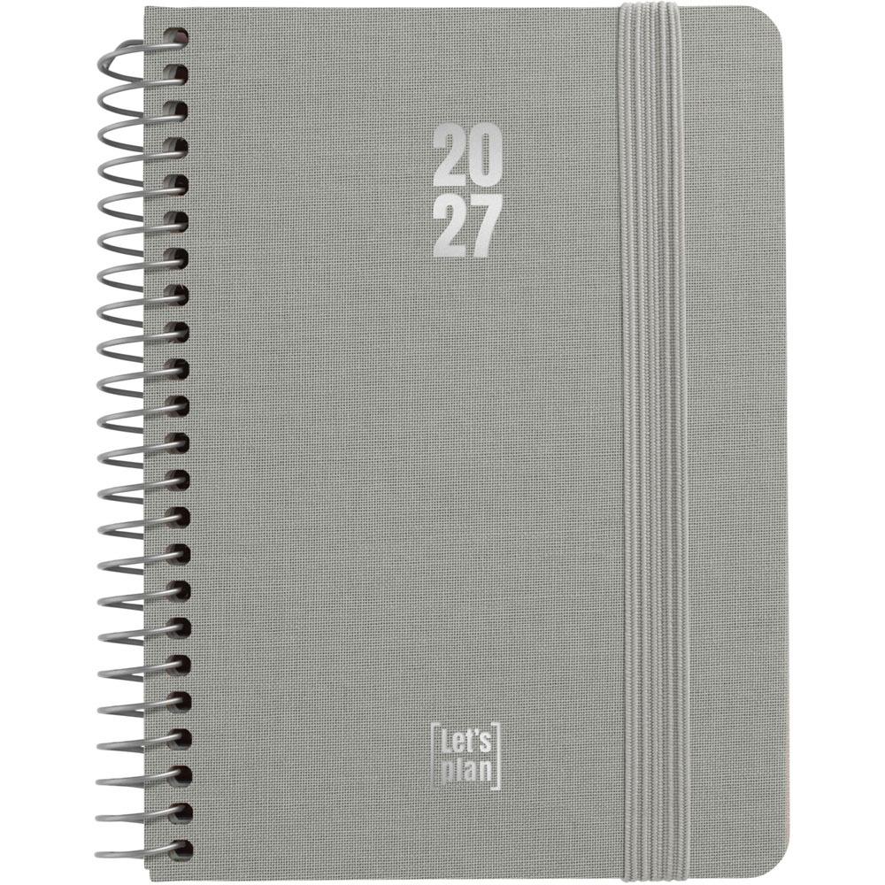 AGENDA ANUAL 2027 SV A6 FANCY GRIS