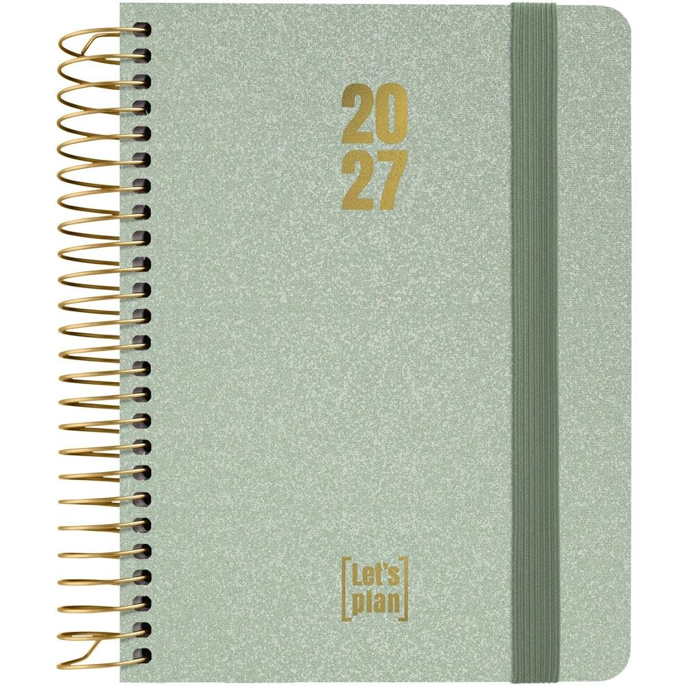 AGENDA ANUAL 2027 SV A6 METALLIC VERDE