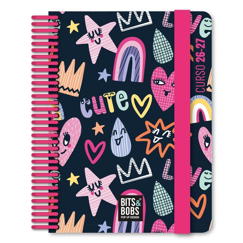 (26) AGENDA ESCOLAR 2026-2027 GRAFOPLAS A6 DP FORRADA CUTE