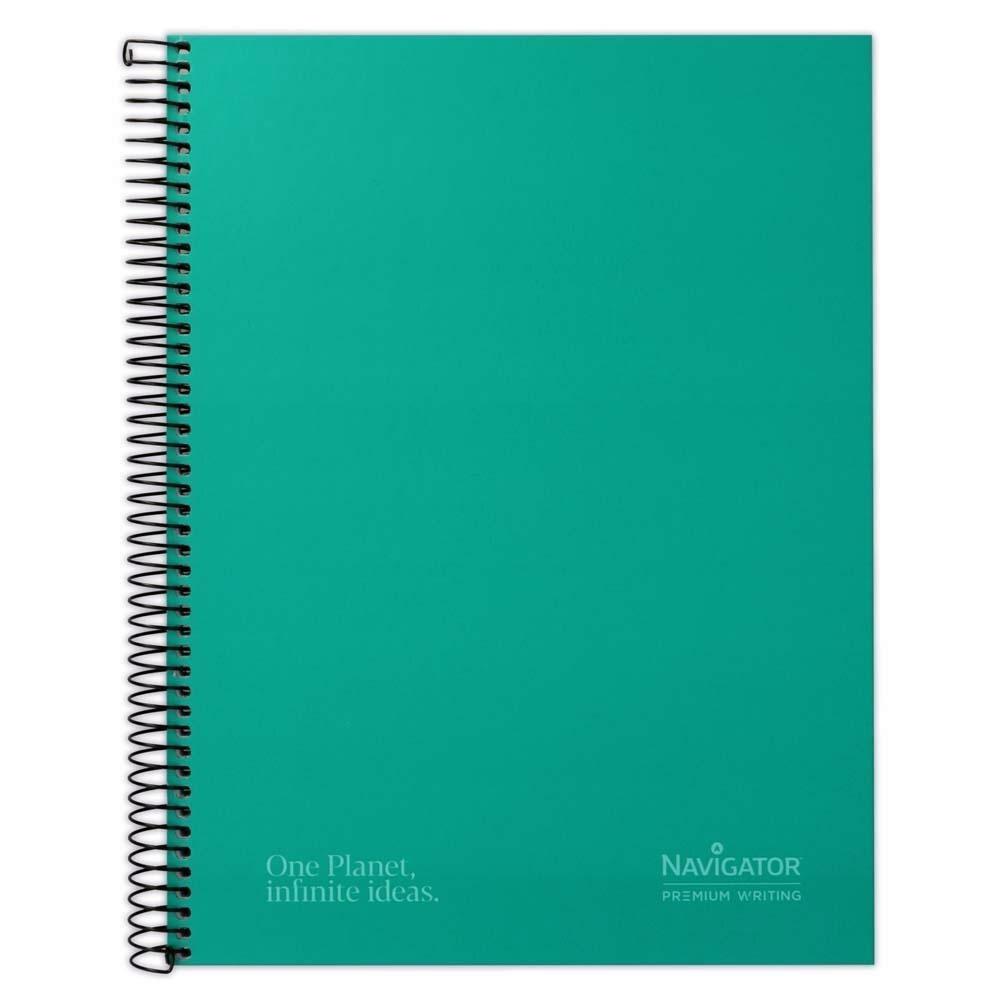 CUADERNO TAPA EXTRADURA NAVIGATOR 80H COLOR VERDE