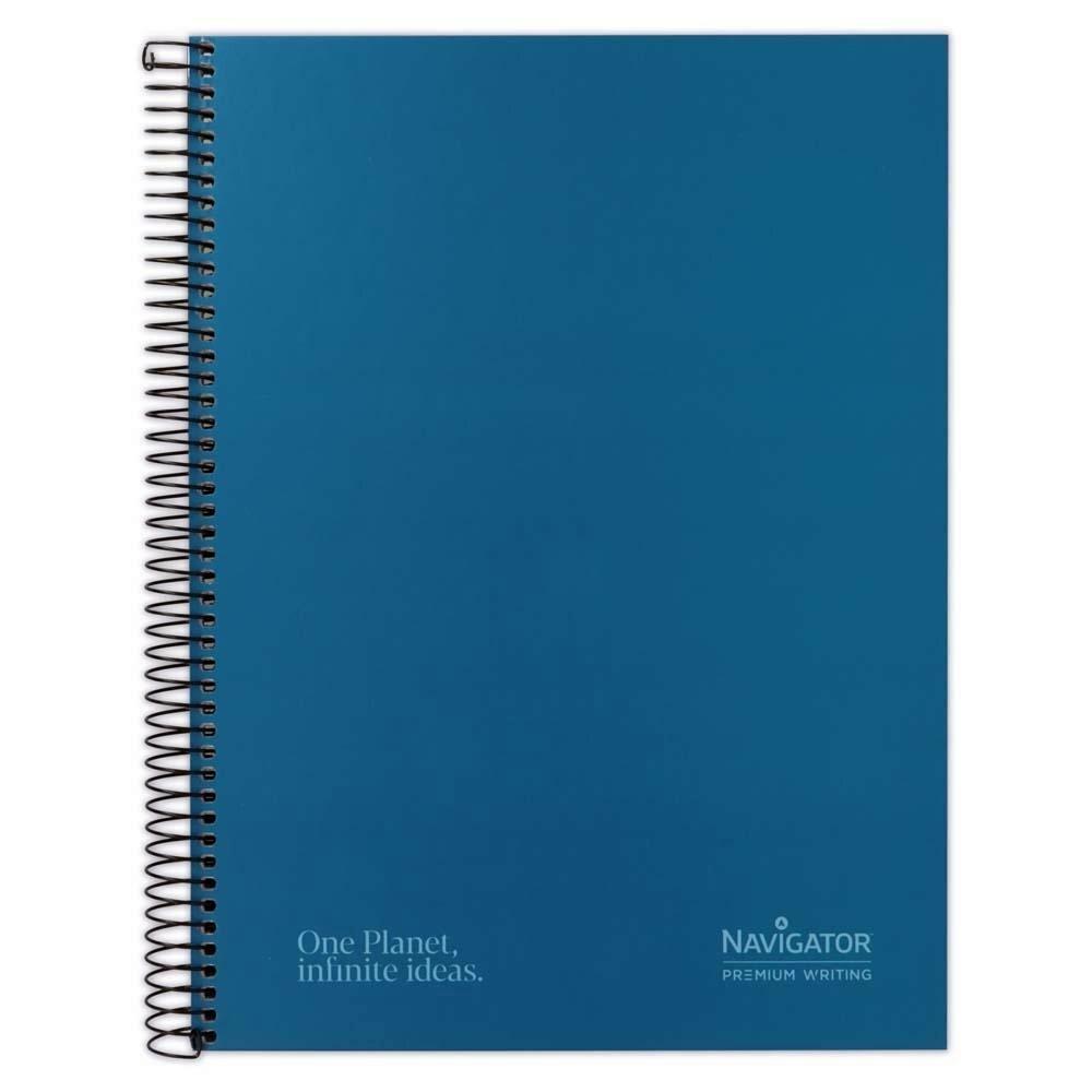 CUADERNO TAPA EXTRADURA NAVIGATOR 80H COLOR AZUL MARINO