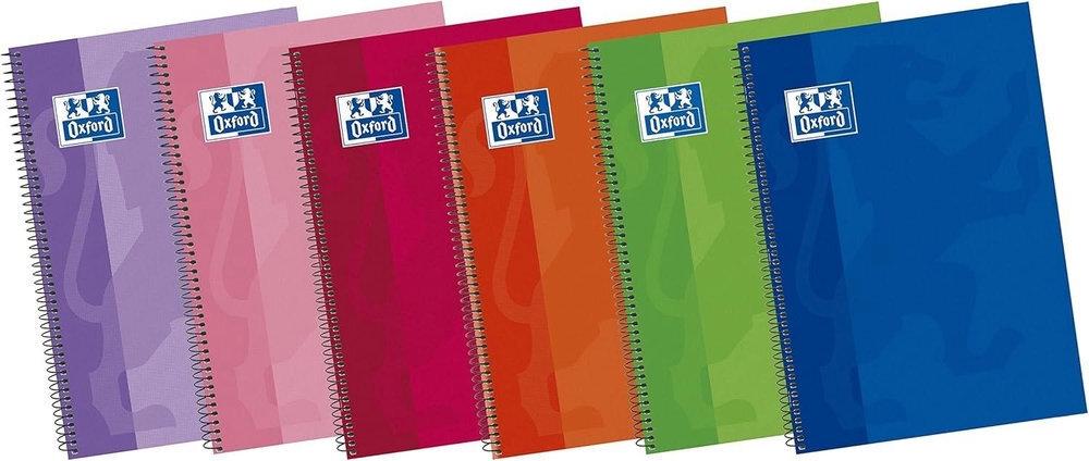 CUADERNOS TAPA EXTRADURA TAMAÑO FOLIO 80 HOJAS PAUTA 3,5mm