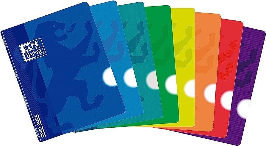 LIBRETA OXFORD OPENFLEX FOLIO TAPA PLASTICO 48H LISO
