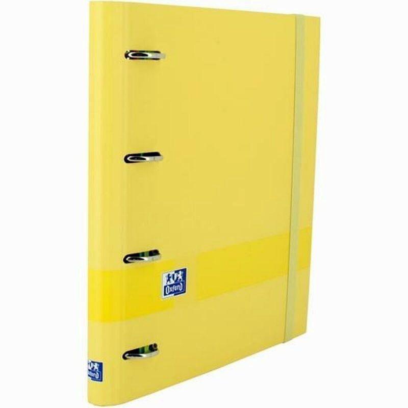 EUROPEANBINDER OXFORD TAPA EXTRADURA A4 100 HOJAS 5X5 AMARILLO