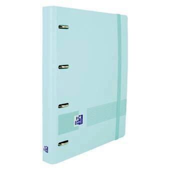 EUROPEANBINDER OXFORD TAPA PLASTICO A4 100 HOJAS 5X5 AZUL PASTEL