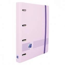 EUROPEANBINDER OXFORD TAPA PLASTICO A4 100 HOJAS 5X5 MALVA