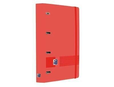 CARPETA  ANILLAS CON RECAMBIO OXFORD TAPA POLYFOAM TAMAÑO A-4+ 100 HOJAS 5X5 90GRS SANDIA