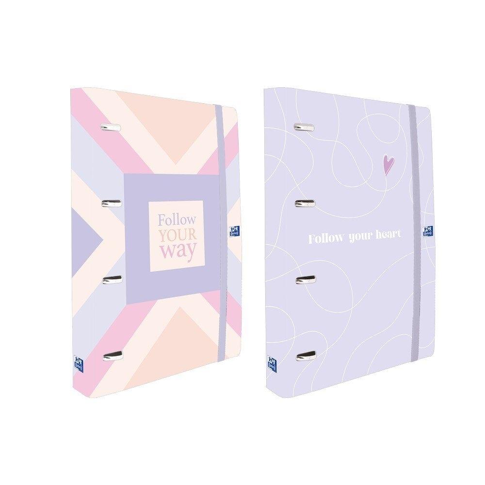 VAC26 (26) CARPETA DE ANILLAS POLYFOAM CON RECAMBIO OXFORD CUTE CON PIZARRA Y STICKERS