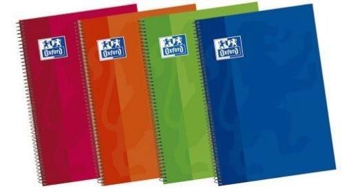 CUADERNO OXFORD A-5 (CUARTO) TAPA EXTRADURA 80H MILIMETRADO