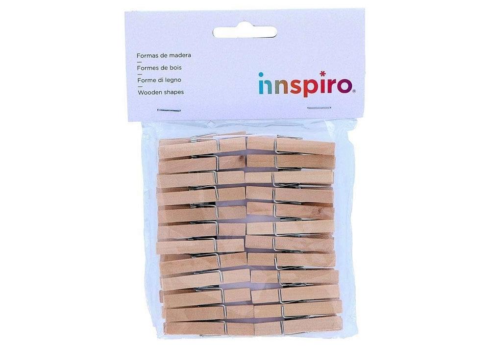 PINZA MADERA NATURAL 48MM 45U
