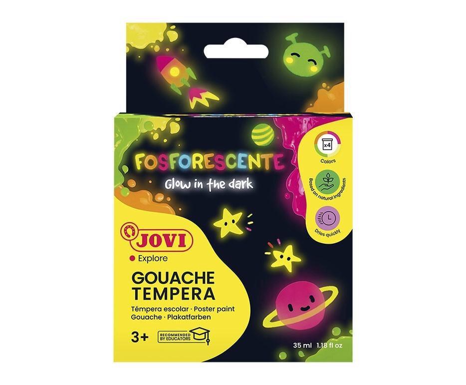 ESTUCHE 4 BOTES 55ML PINTURA FLUOR JOVI