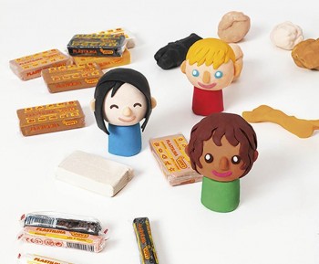 PACK 6 UNIDADES PLASTILINA MULTICULTURAL