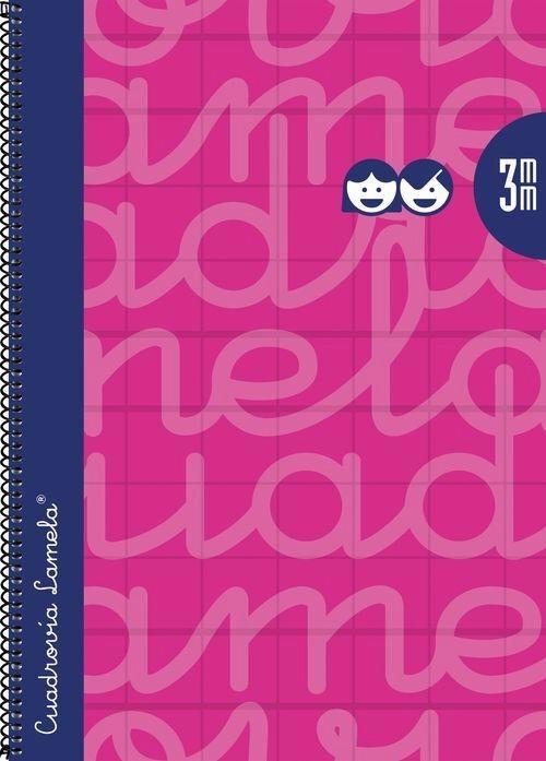 CUADERNO LAMELA TAPA EXTRADURA Fº 3MM FUCSIA