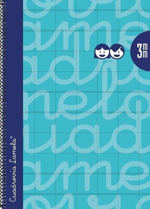 CUADERNO LAMELA TAPA EXTRADURA Fº 3MM AZUL TURQUESA