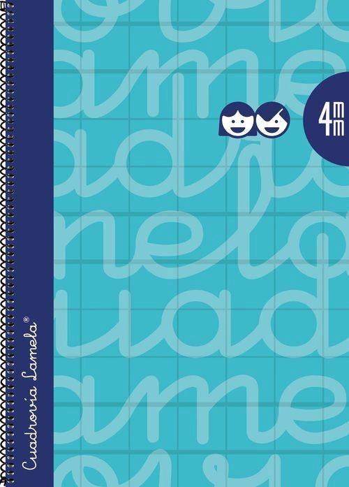 CUADERNO LAMELA TAPA EXTRADURA Fº 4MM TURQUESA