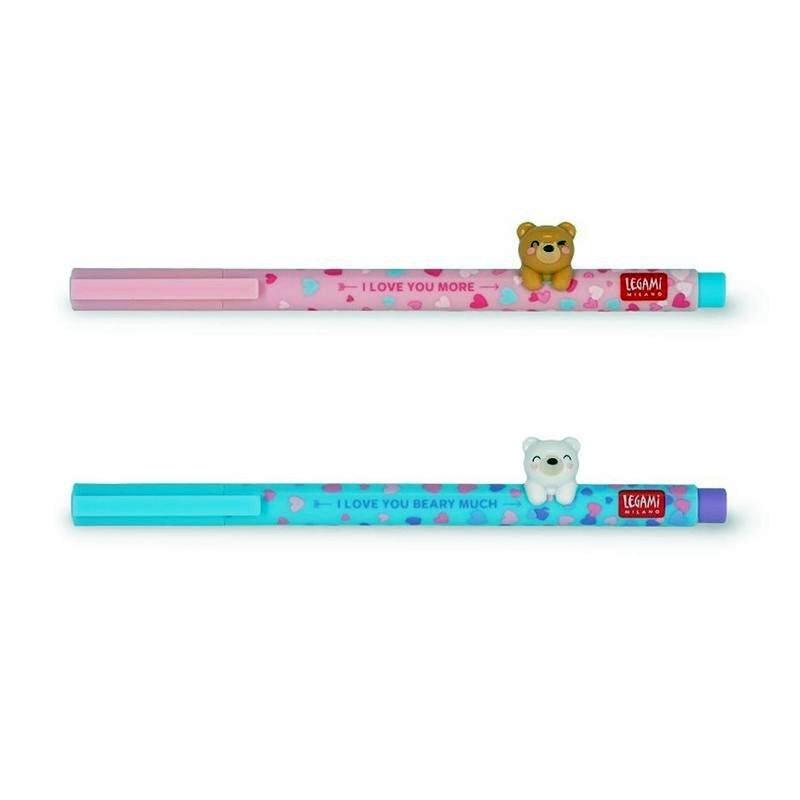 SET 2 BOLIGRAFOS GEL LEGAMI OSITO