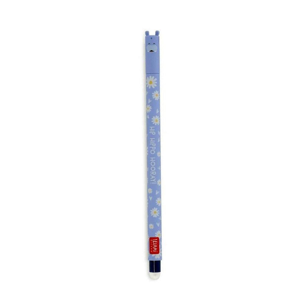BOLIGRAFO BORRABLE HIPPO TINTA AZUL