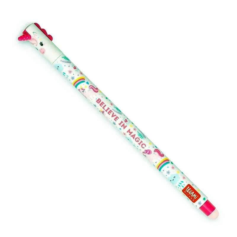 BOLIGRAFO BORRABLE UNICORNIO TINTA ROSA