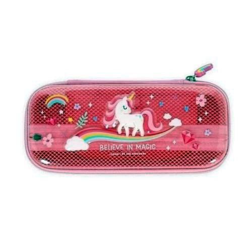 (25) ESTUCHE DOS COMPARTIMENTOS Y MODULO BOLIGRAFOS LEGAMI UNICORNIO
