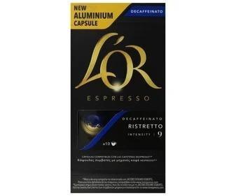 CAFE DESCAFEINADO CAPSULAS COMPATIBLES NESPRESSO RISTRETTO 10 UNIDADES