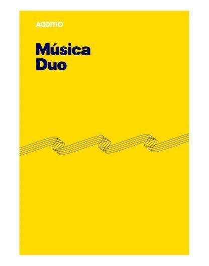 CUADERNO MUSICA DUO ADDITIO