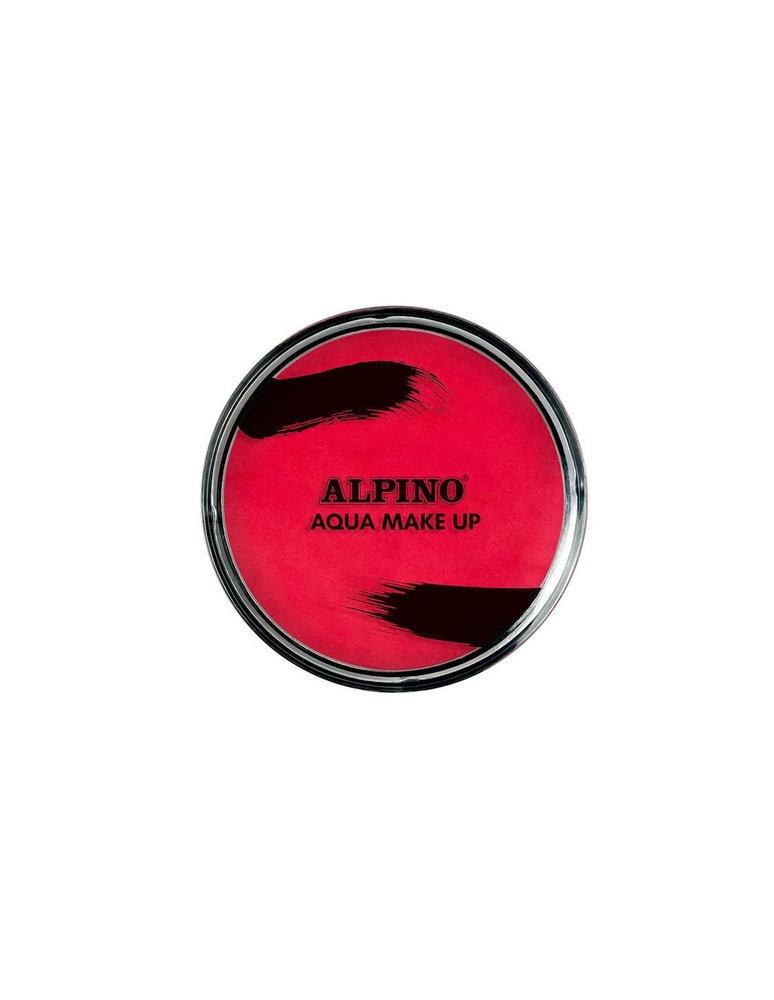 POLVERA  AQUA MAKE UP ROJO