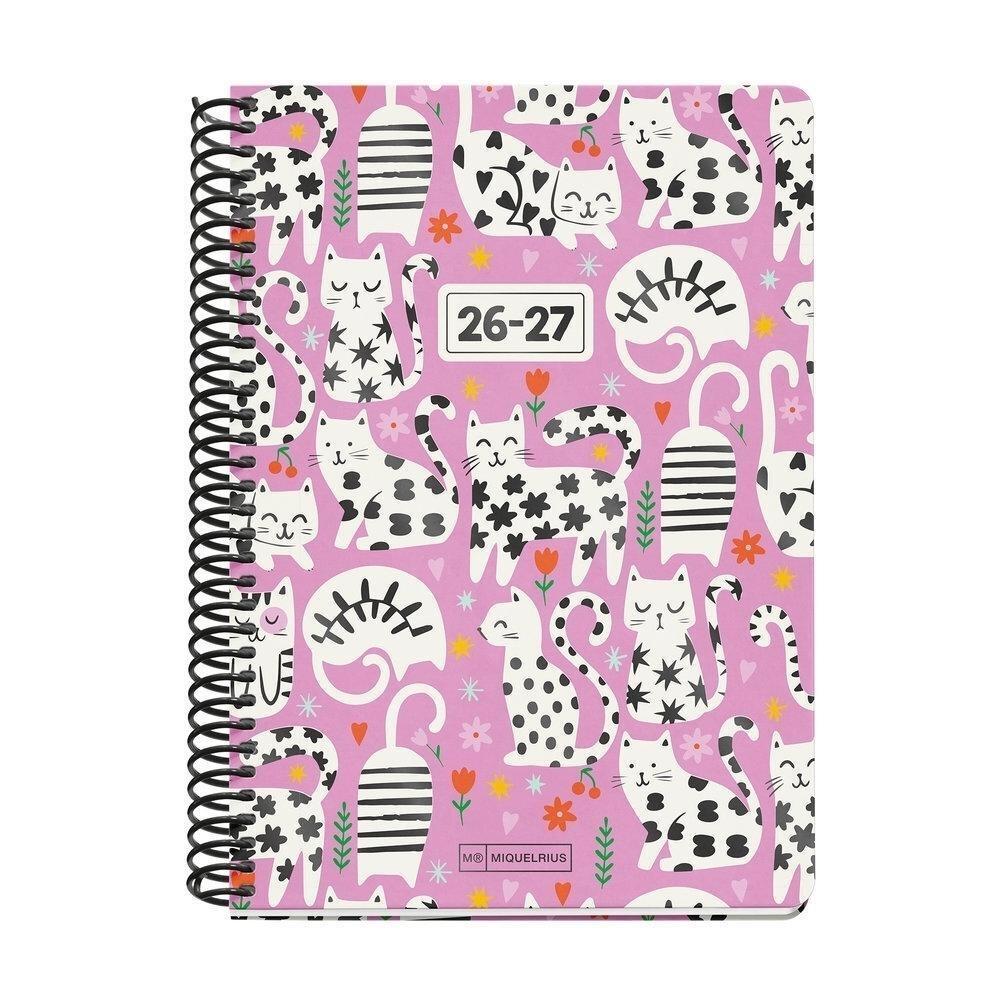 AGENDA ESCOLAR 2026-2027 MIQUELRIUS PLUS S/V CATS