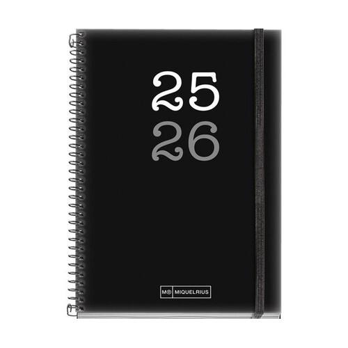 AGENDA ESCOLAR 2026-2027 MIQUELRIUS PLUS S/V COLL.NEGRO