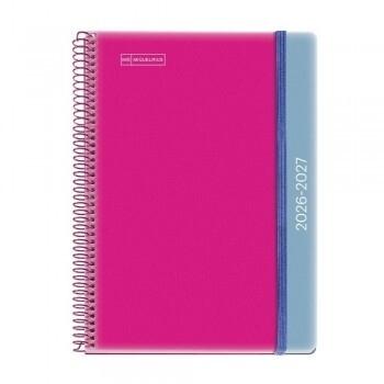 AGENDA ESCOLAR 2026-2027 MIQUELRIUS PLUS S/V COLLEGE TONE PINK-BLUE 2