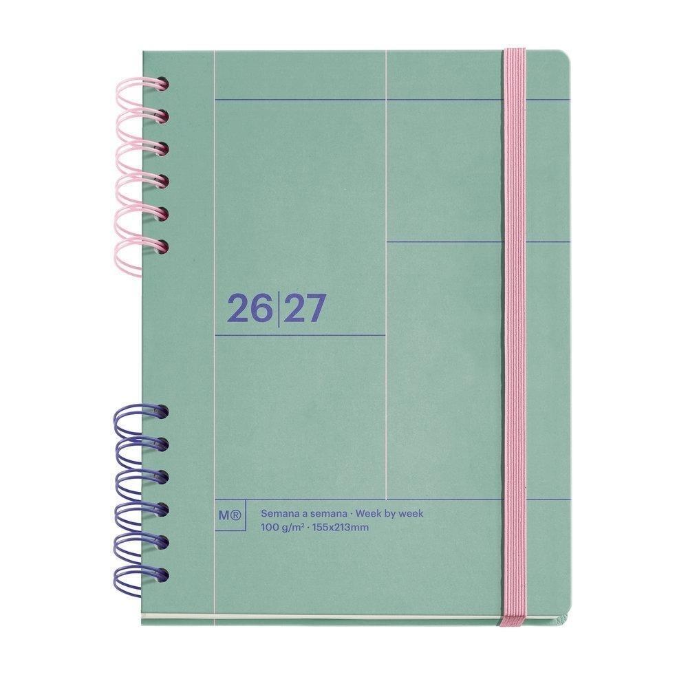 AGENDA ESCOLAR 2026-2027 MIQUELRIUS PLUS W-O S/V VERDE B2B