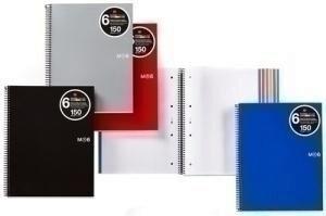 BLOC MIQUELRIUS NOTEBOOK 6 A4 150H CUADRICULADO ROJO