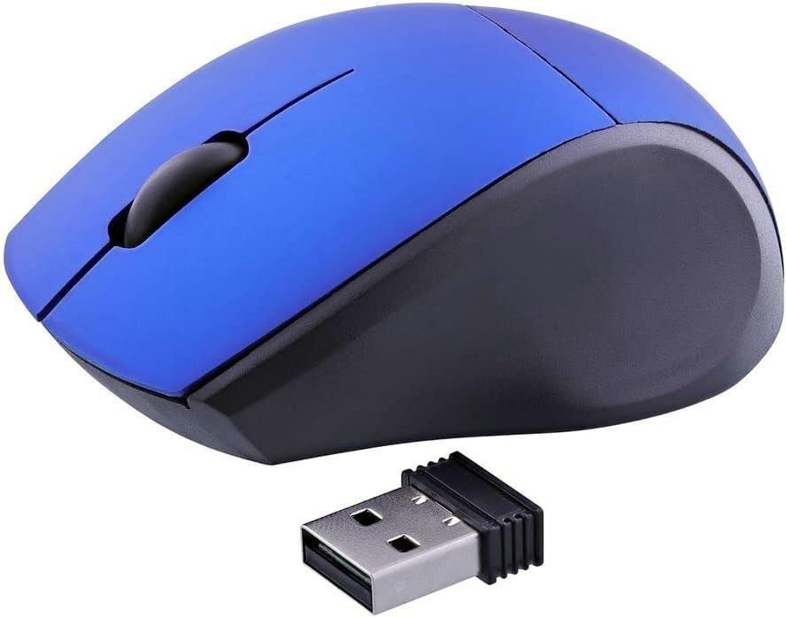 MINI RATON OPTICO INALAMBRICO 2,4 GHZ AZUL