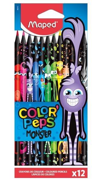LAPICEROS MONSTER COLOR PEPS CAJA DE 12