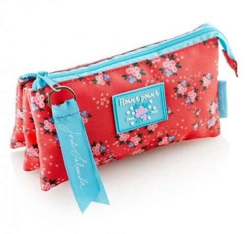 PORTATODO TRIPLE FLOWERY JL