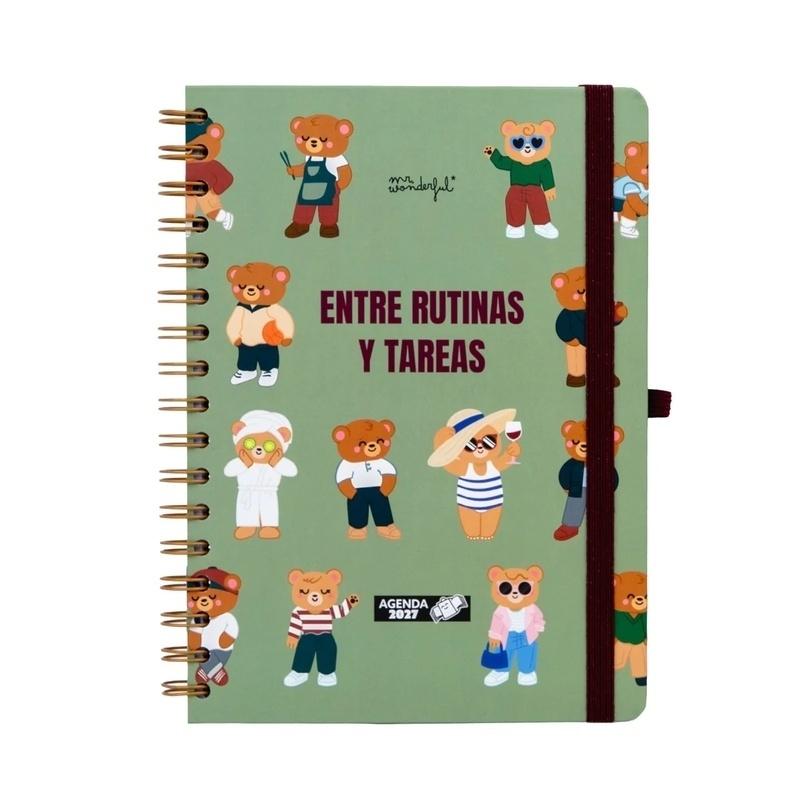 AGENDA MR WONDERFUL ANUAL 2027 SEMANAL -ENTRE RUTINAS Y TAREAS